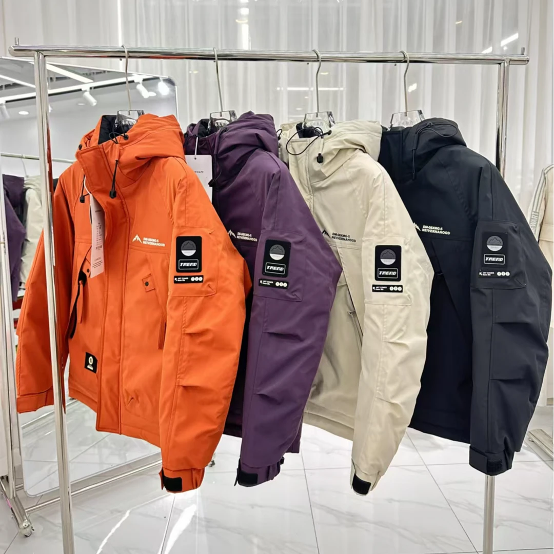 【雪域铠甲】户外运动帅气百搭休闲时尚连帽情侣款保暖外套非标-666