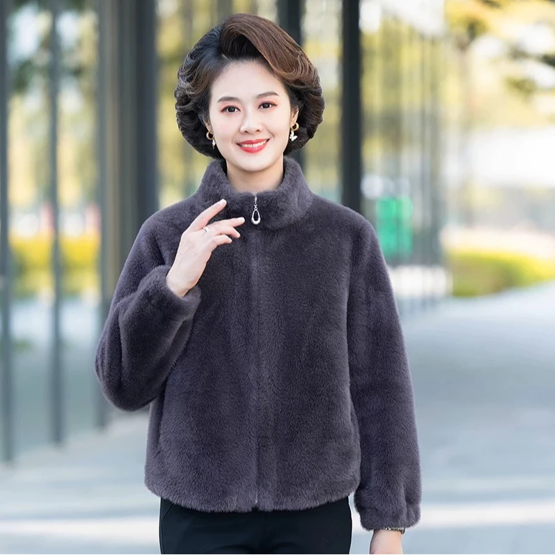 2024新款拉链时尚气质百搭短款女外套气质