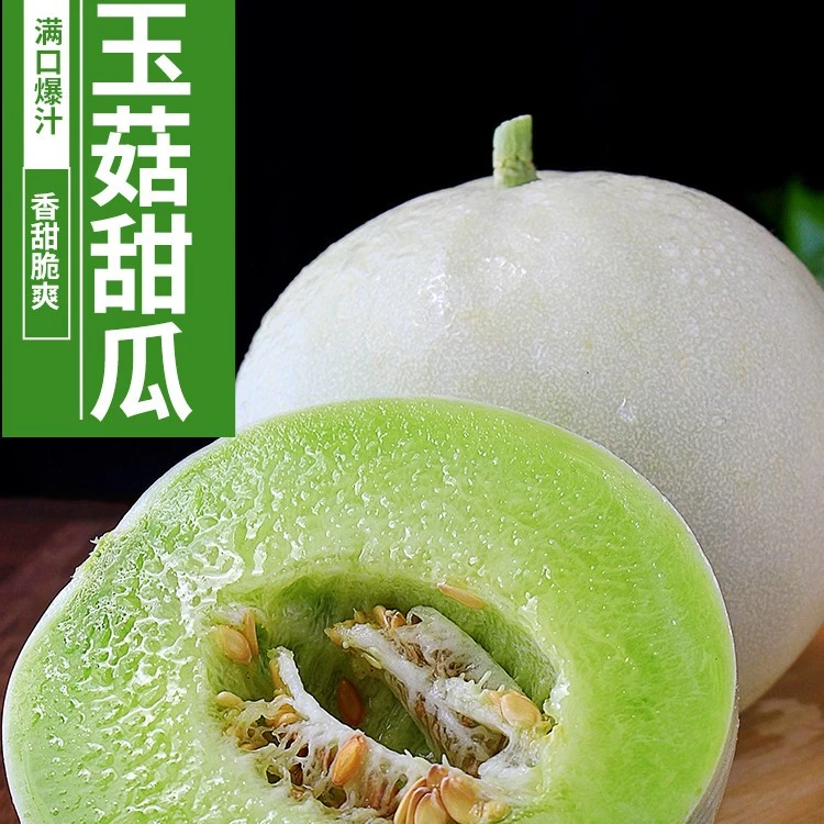 冰淇淋玉菇甜瓜正宗玉菇甜瓜冰淇淋蜜瓜4.5-8.5斤应季新鲜全国