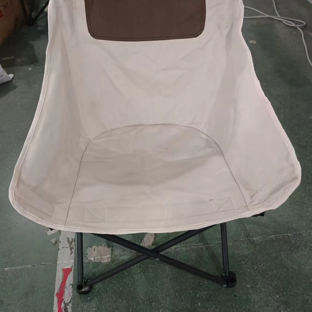 A2简约米白色星月椅 外袋颜色不分 座高45背高65