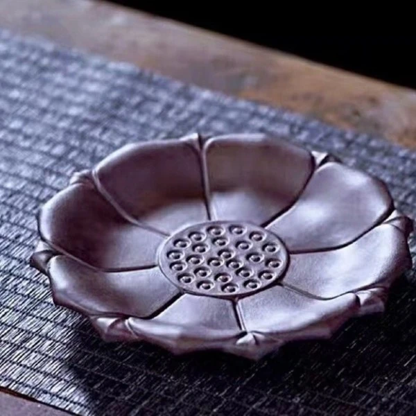 宜兴紫砂养壶垫盘壶垫紫砂壶承干泡盘功夫茶具茶道配件紫砂小托盘