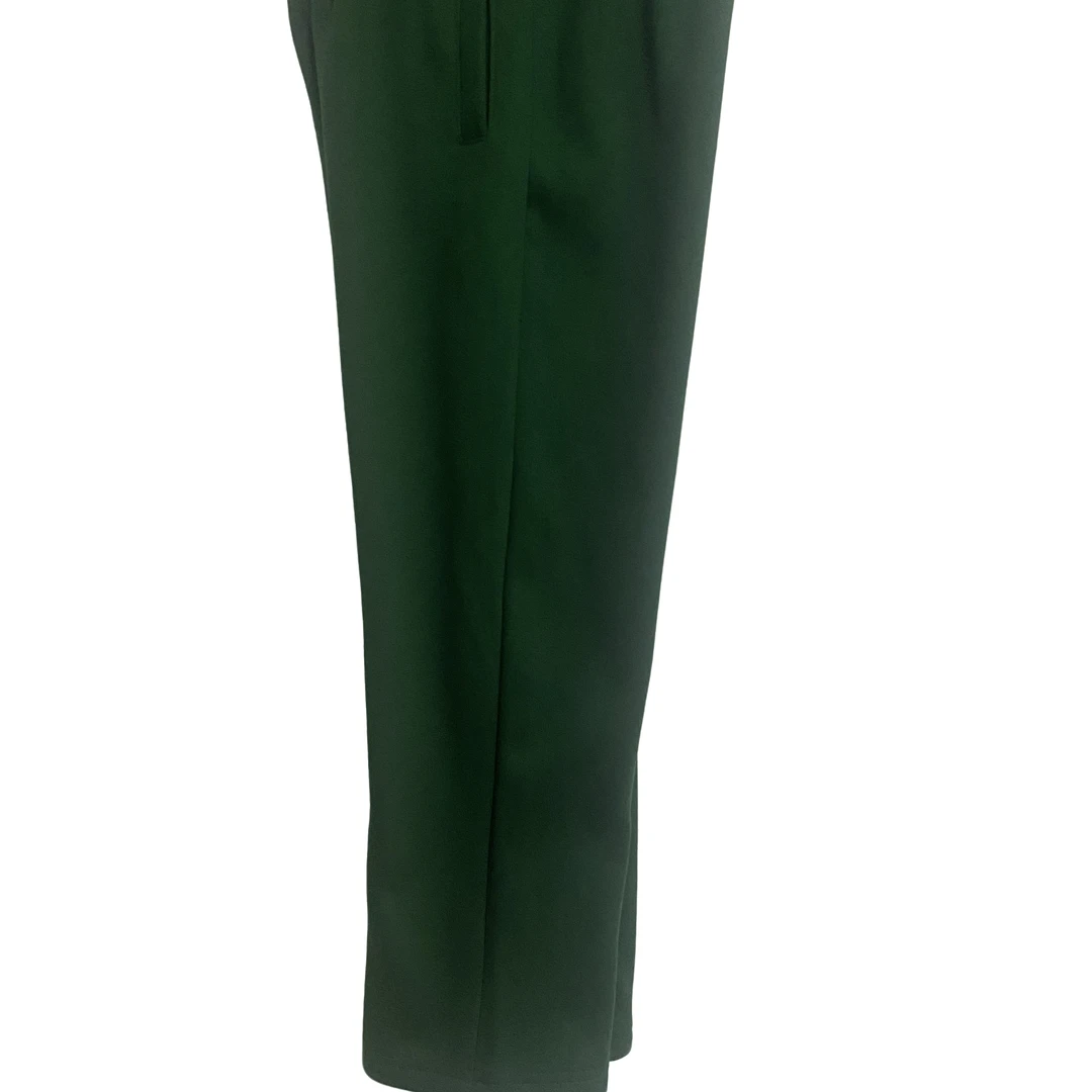 学生一体绒加厚绿色校服裤