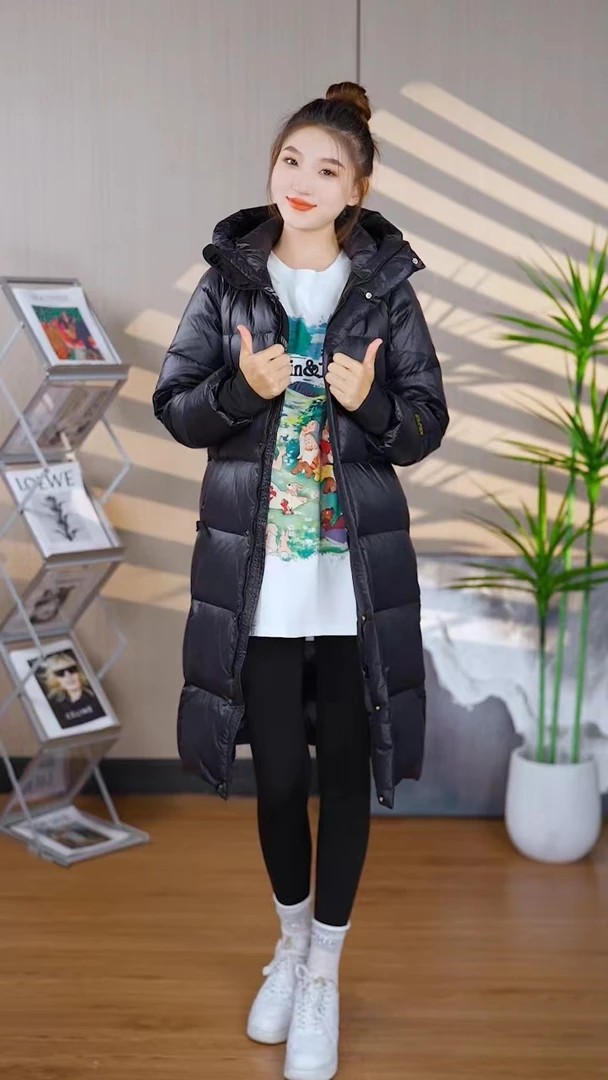 2024秋冬立减简约百搭大促轻奢休闲保暖防风羽绒防寒舒适鹅绒服