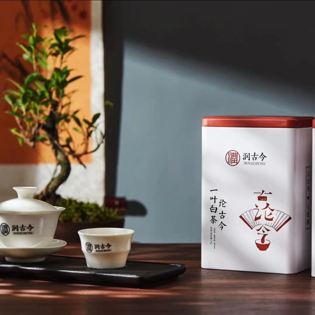 润古今白茶 福鼎白茶2013年老白茶散茶80g 一叶白茶论古今优享版