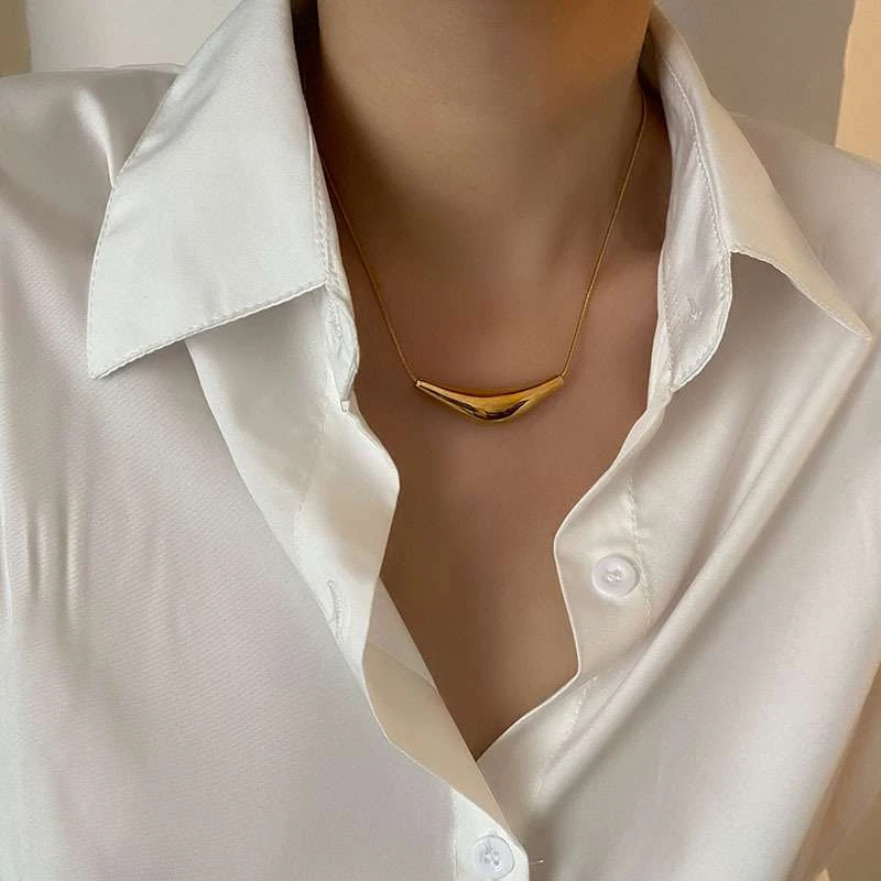 钛钢项链 轻奢小众设计师款荆棘锁骨项链女个性嘻哈潮酷辣妹饰品