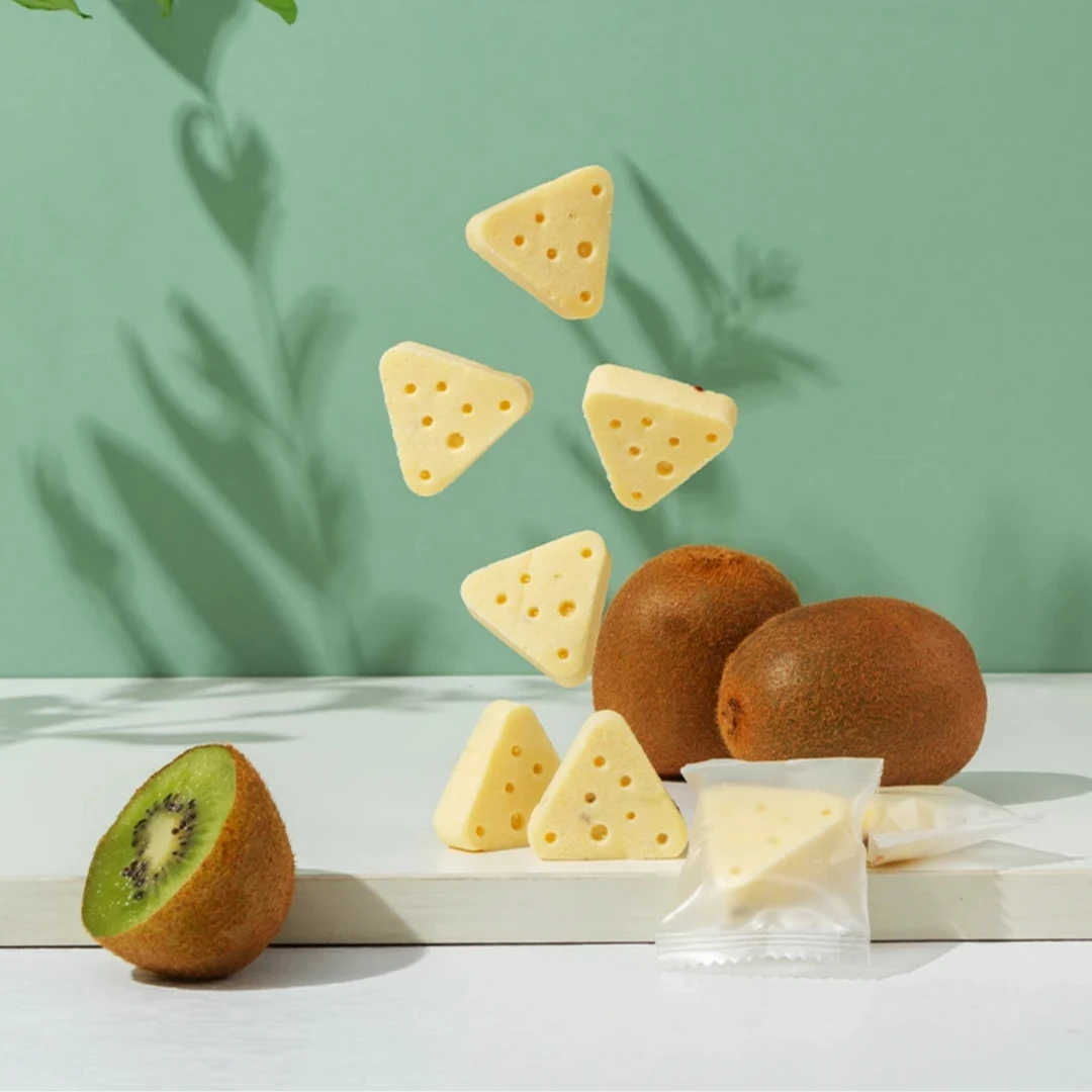 内蒙古特产 休闲奶食品 三角芝士奶酪250克*4独立包装