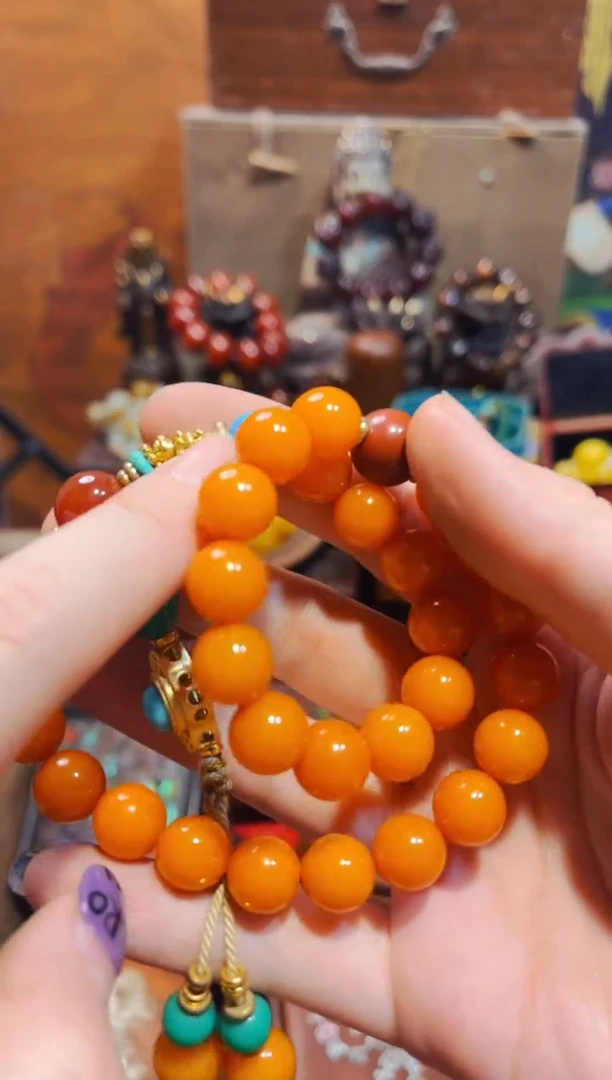 【闪购商品】蜜蜡颈饰未镶嵌七妹精选专属精品链接352