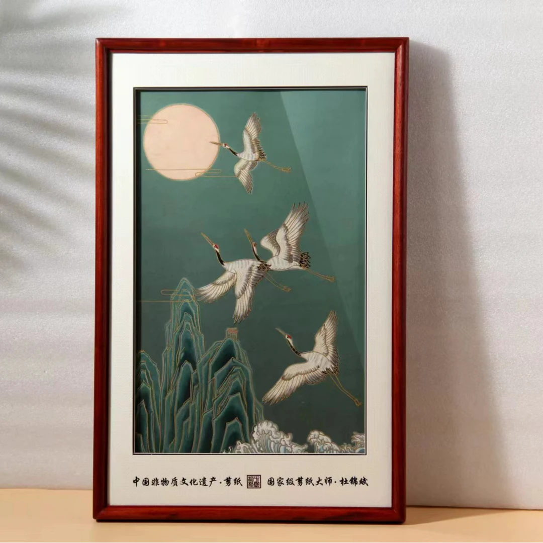瑞鹤鸣山河 装饰画