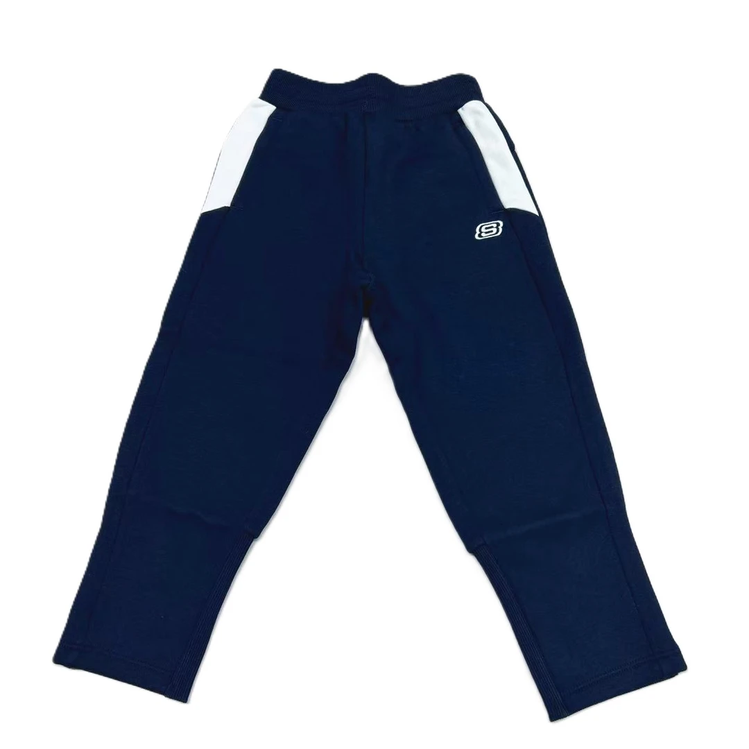 SKECHERS/斯凯奇L421B038儿童反季加绒休闲针织运动长裤110-160