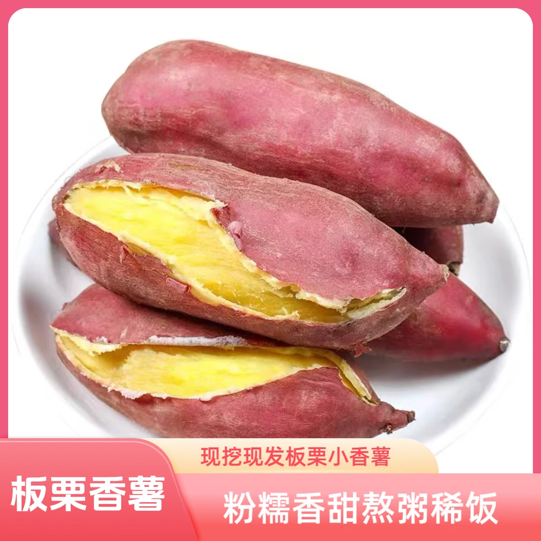 【大果】优选板栗小香薯粉糯五斤装10个左右健康粗粮软糯香甜黄心