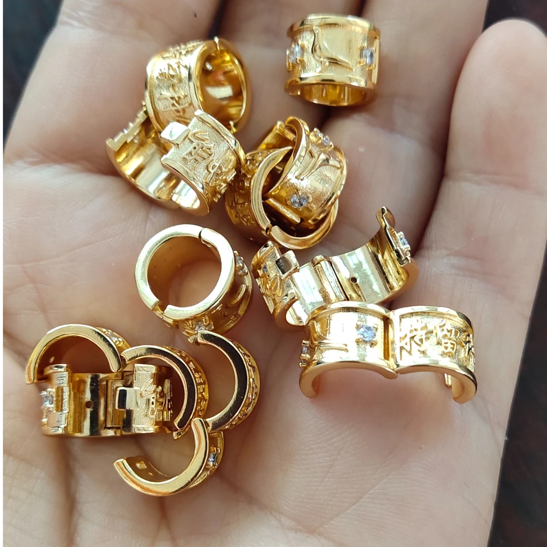 特留种鸽环，镀金铜环（1个的价格）