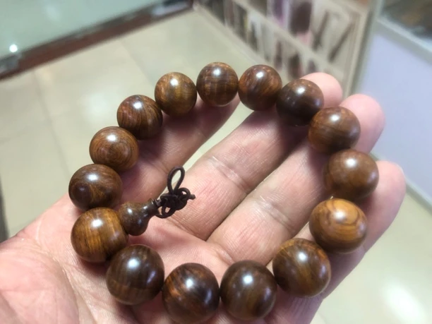海南黄花梨1.5老料油梨手串