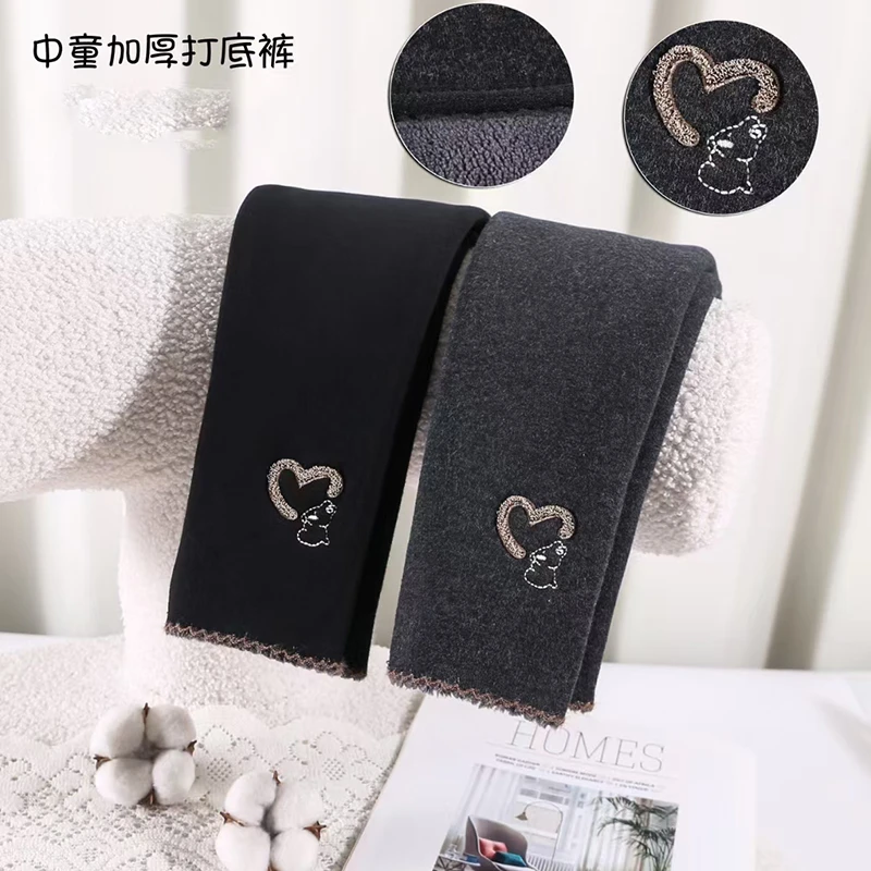 克重800厚 冬款女童加绒一体绒打底裤外穿时尚休闲 洋气儿童88-2