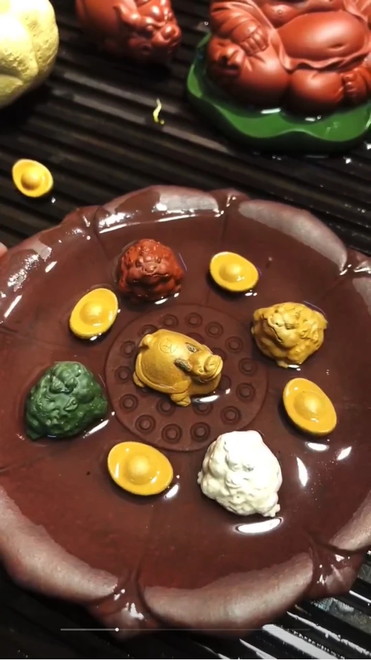 微雕小金蟾 多色可选 有趣 可爱