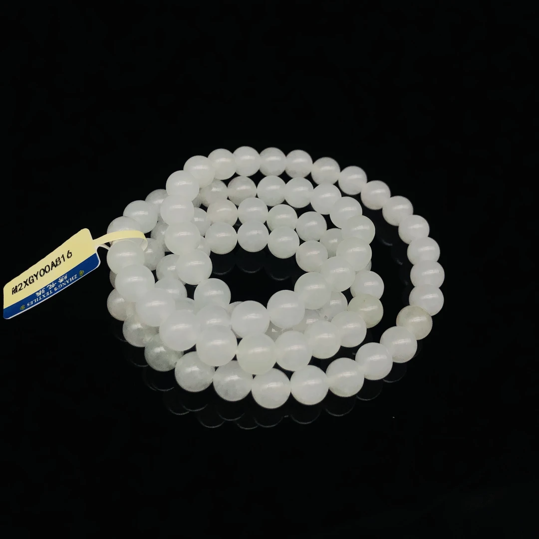 20世纪中期到后期翡翠珠链M2XGY00A816手把件/挂坠/摆件/绣花张
