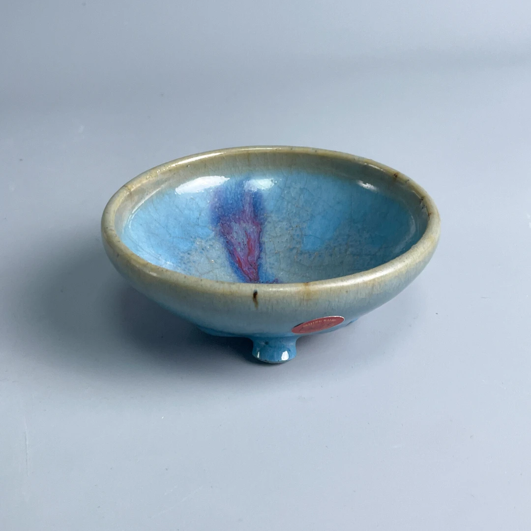 瓷器/古董清钧瓷盏-M2XLJ002118/收藏/文物/绣花张