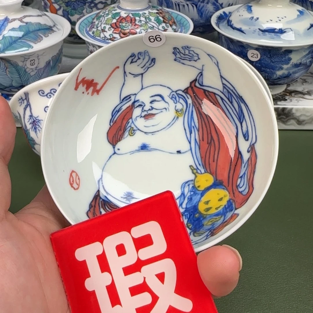 杯彦祖纯手绘茶具66