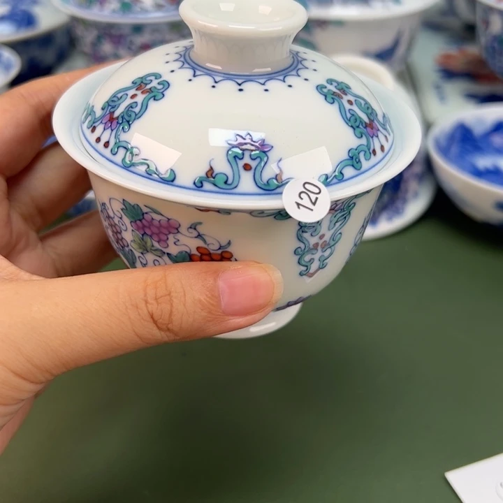 杯景德镇纯手绘茶器120