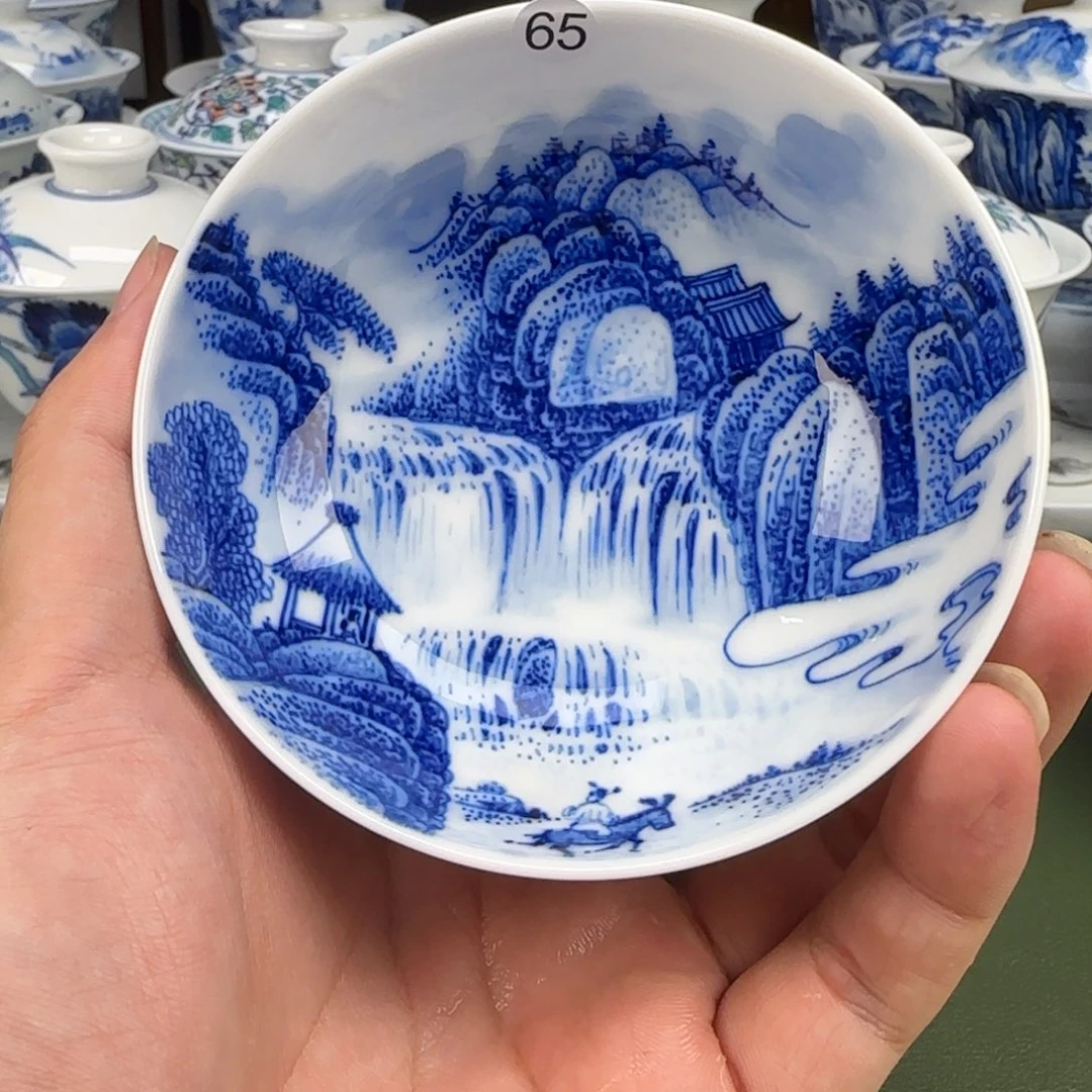 杯彦祖纯手绘茶具65