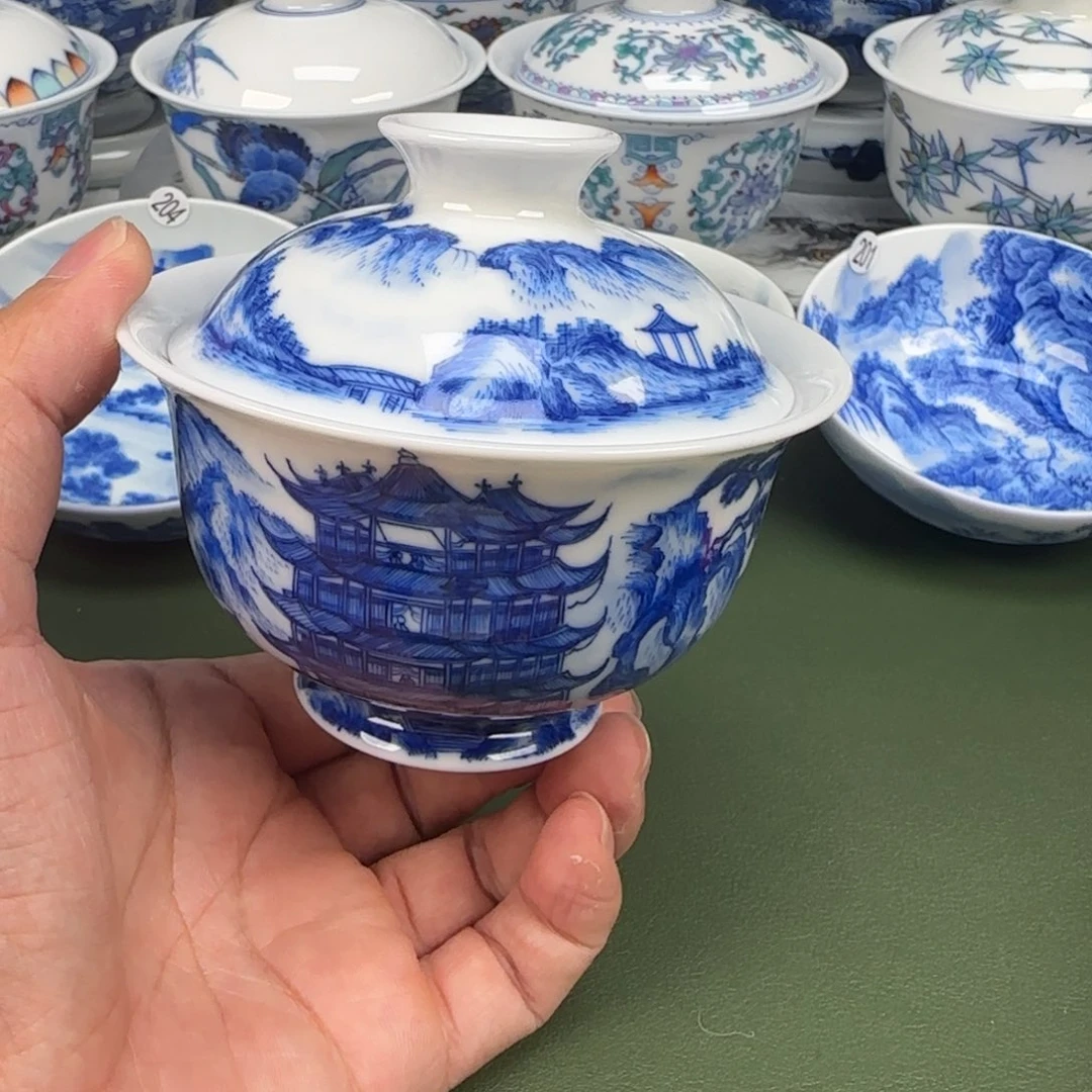 杯景德镇手绘茶器225