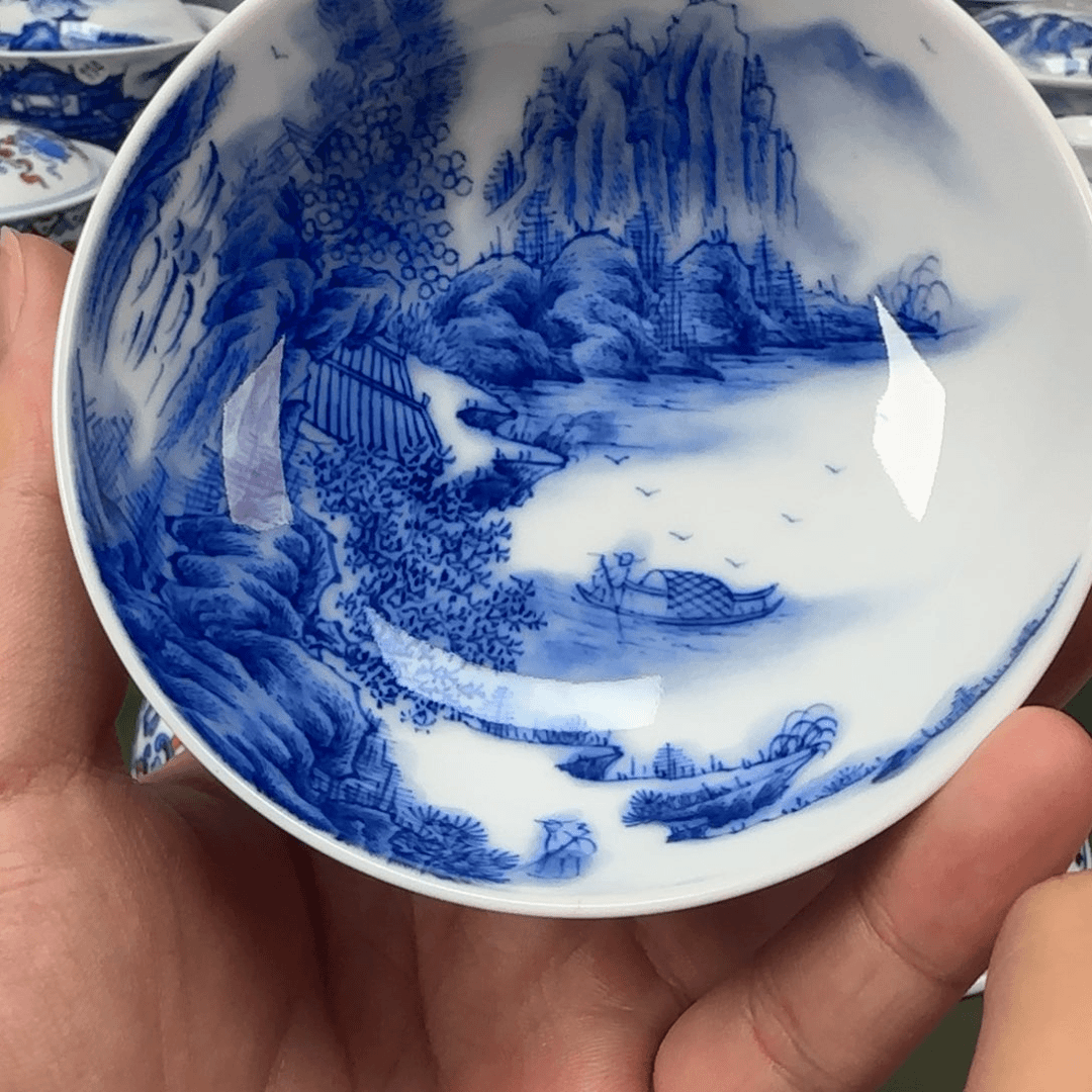 杯彦祖纯手绘茶具108