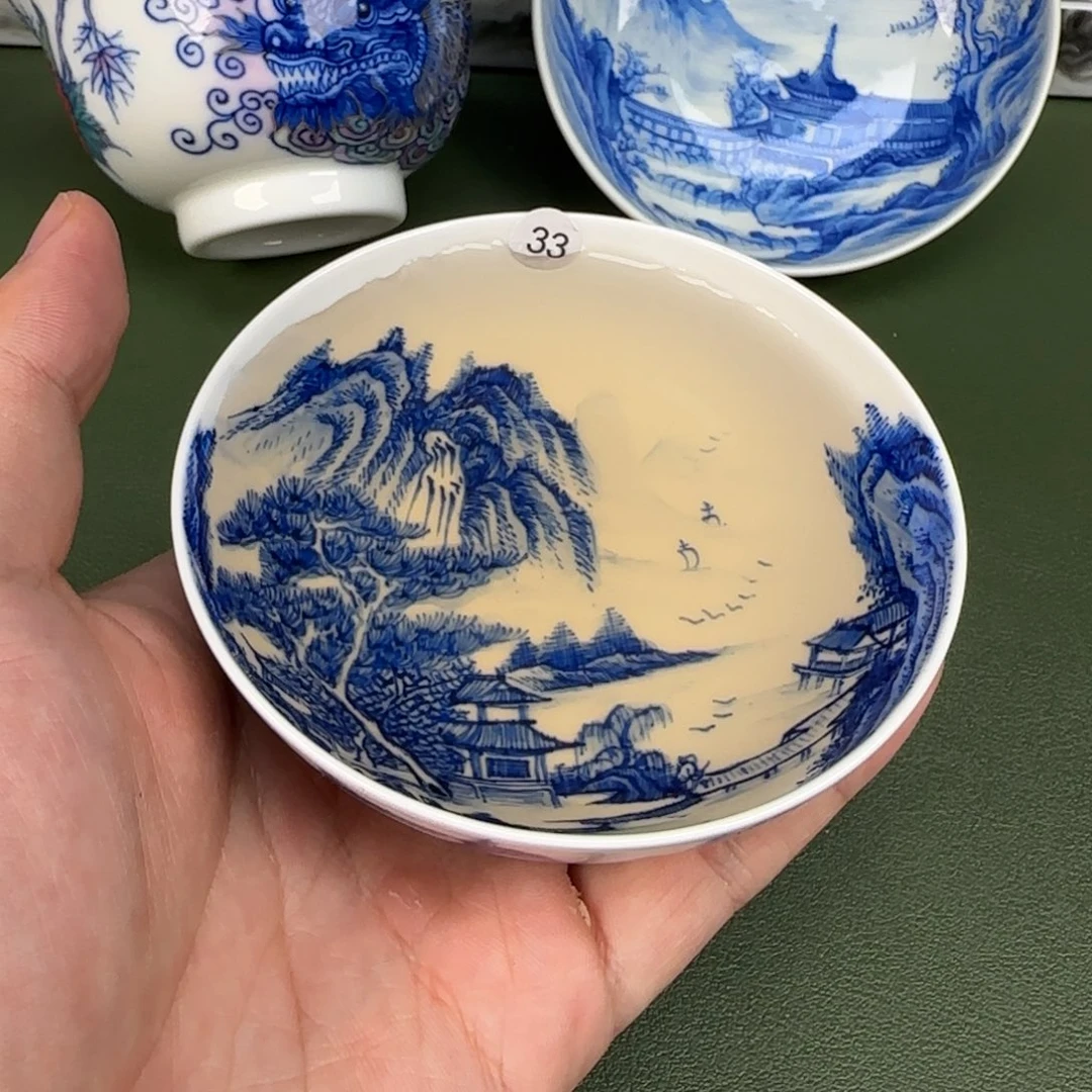 杯彦祖纯手绘茶具33