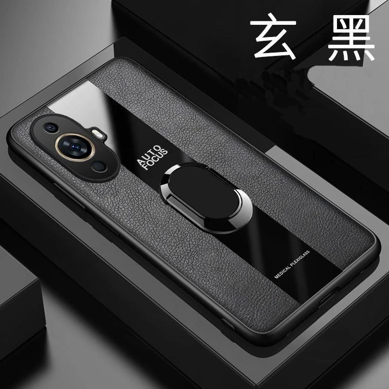 华为Nova12活力版手机壳磨砂FIN-AL60保护皮套4g全包防摔男磁吸软