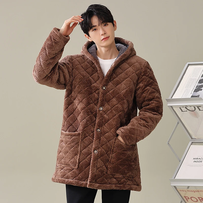 25冬季新款加绒加厚男棉衣宽松大码外穿罩衣工作服保暖外套