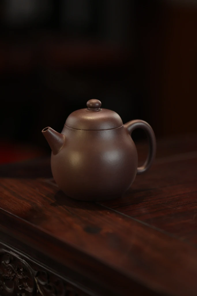 弥砂堂签约陶手史宝林《龙旦》红线价，紫泥180cc全手工制作宜兴紫砂