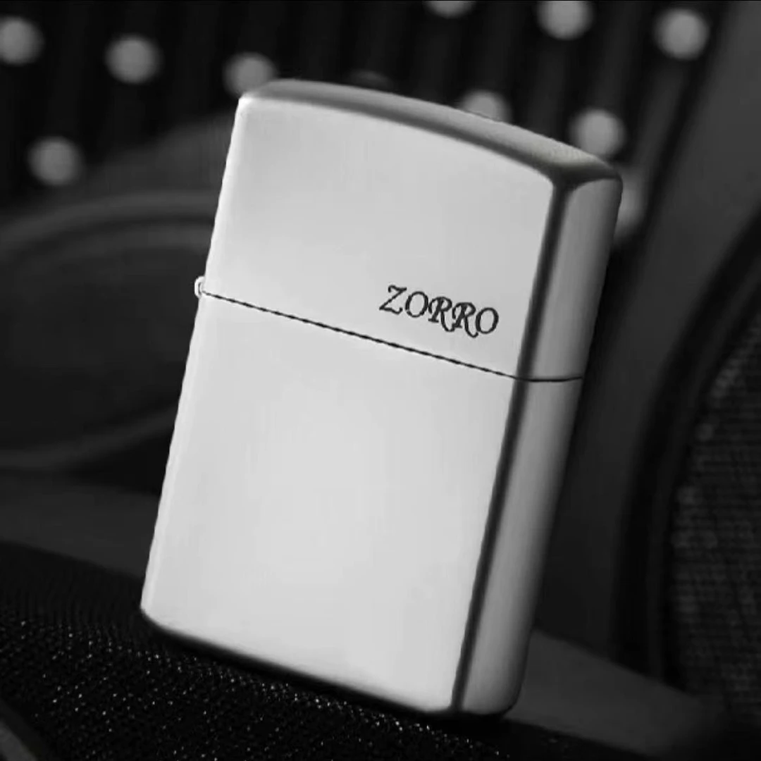 ZORRO佐罗纯铜煤油打火机防风个性创意定制送男友生日礼物