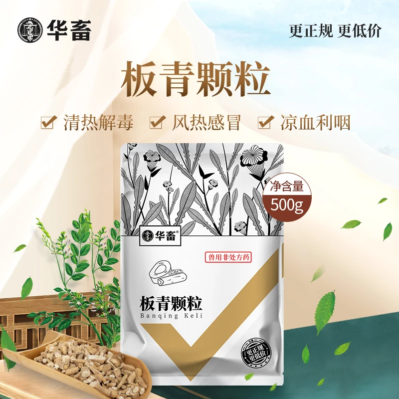 板青颗粒兽药500g正品猪牛羊鸡鸭板蓝根兽用f