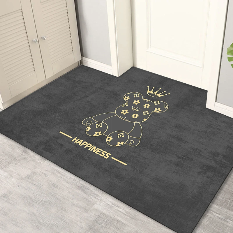 【硅胶底】入户门地垫进门口门垫脚垫吸水防滑家用卫生间地毯