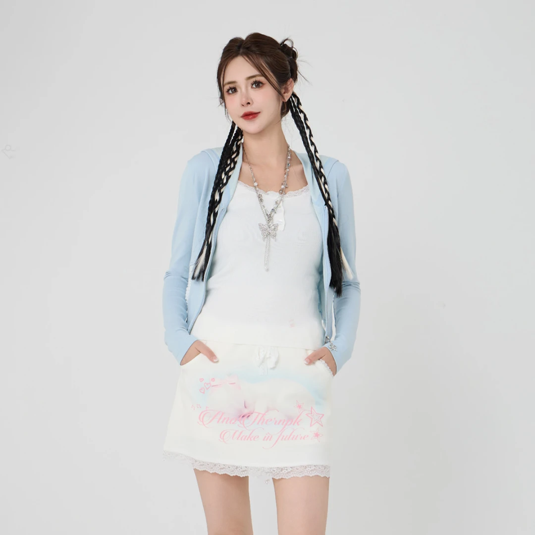 ANPK[禾子宠粉】女装时尚纯欲甜美卫衣外套AD133Q7052