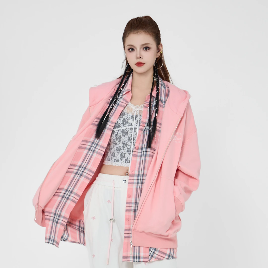 ANPK美式复古卫衣开衫AD133J7280