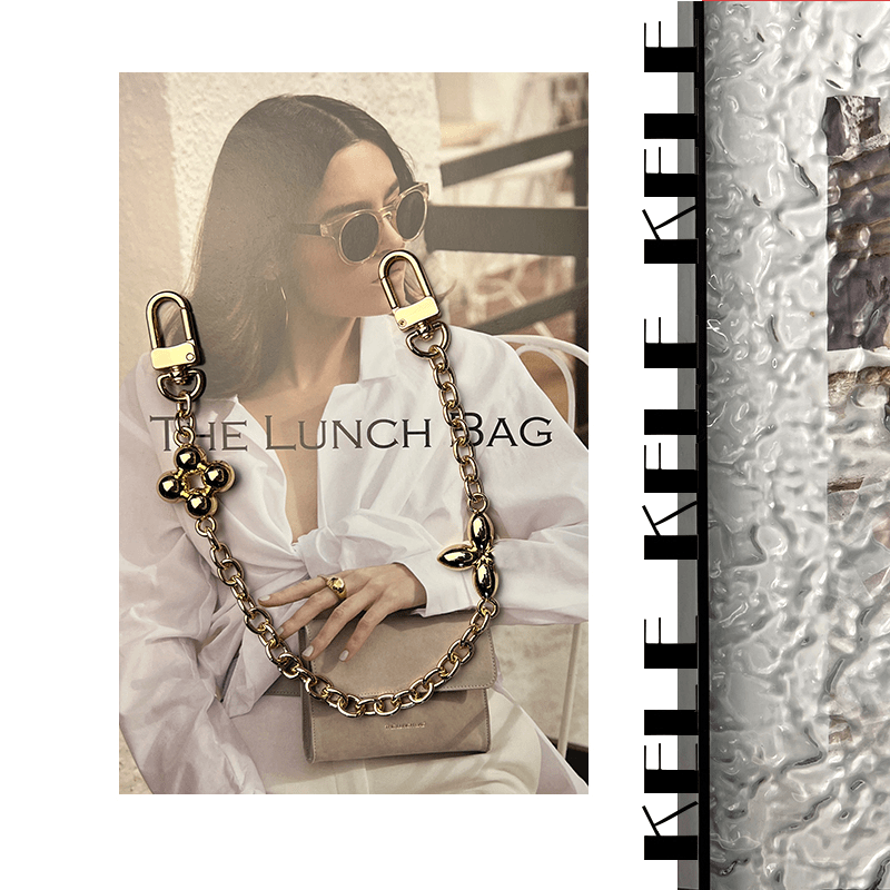 【短链-驴家胖花】金属串皮短链原创设计-苹果安卓通用防丢可拆卸