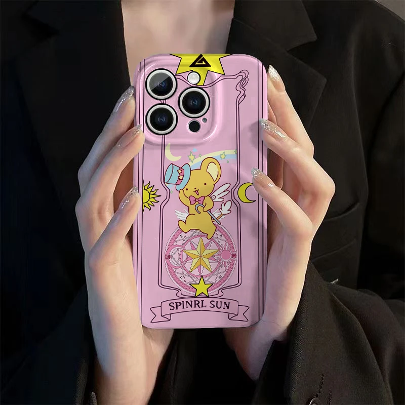 百变小樱可牌适用苹果手机壳华为OPPO荣耀VIVO小米动漫菲林壳