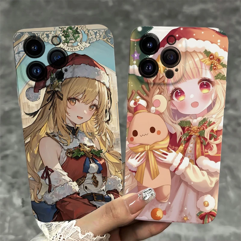 圣诞系列适用苹果手机壳华为OPPO荣耀VIVO小米动漫菲林壳