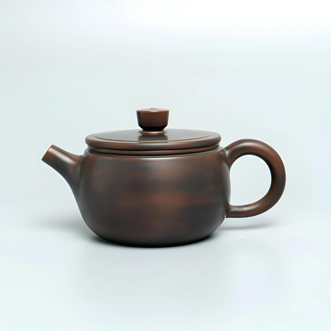淳艺坭兴甘世荣汉瓦壶陶瓷160cc全手工陶壶泡茶壶茶器茶具送礼壶