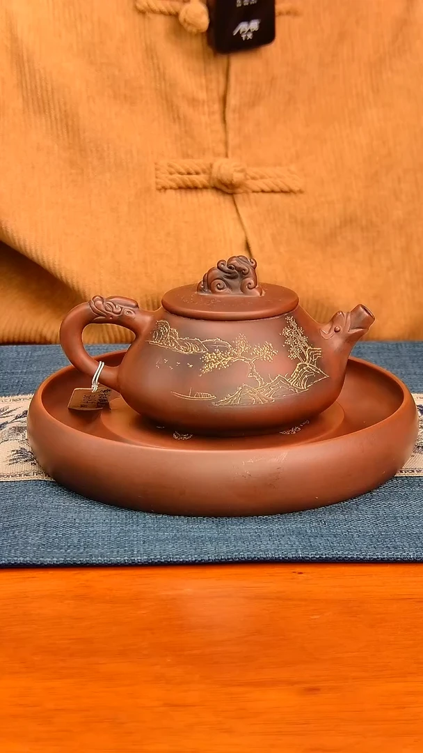 【闪购商品】陶瓷壶醒狮腾龙壶