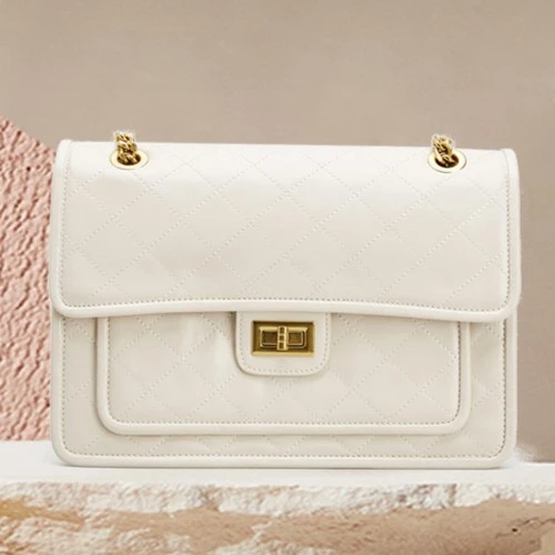 UR女包 水冰月 轻奢链条包包2023新款时尚大容量流浪包通勤斜挎包