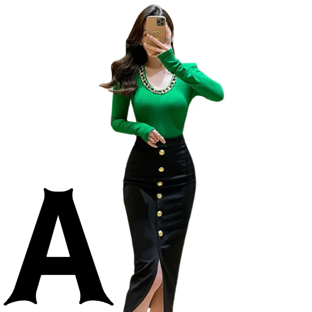 【 A 开头系列 】女装夏款2025年新款潮款收腰设计感开叉显瘦连衣裙