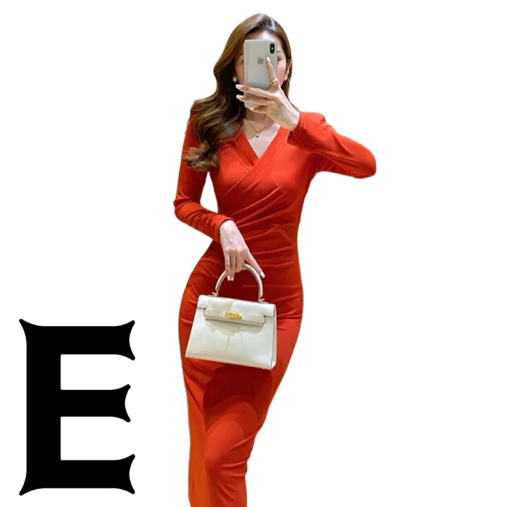 【E 开头系列】气质连衣裙气质时尚收腰夏季轻奢高级感显瘦连衣裙