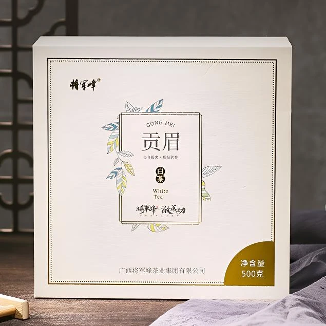 正宗将军峰贡眉白茶礼盒装清香怡人能包邮到家的茶文化