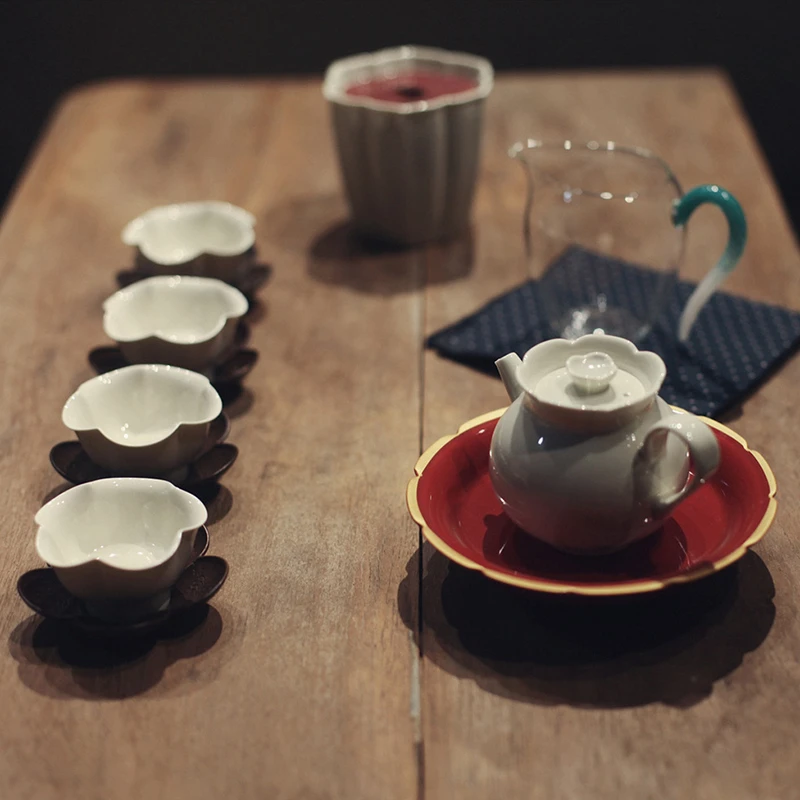 |宋青书院|《草木灰》整套茶具 茶壶品茗杯 茶杯 陶瓷仿宋茶器