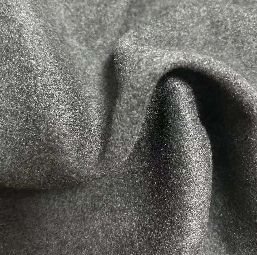 蓝格小羊绒深灰高端女装裤子面料，不支持七天无理由