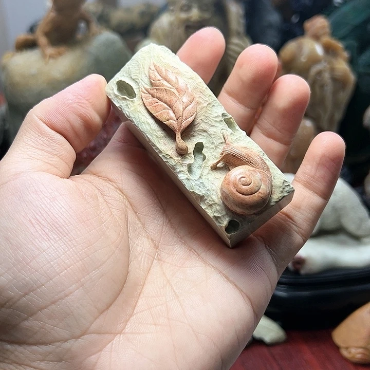 寿山石寿山石蜗牛