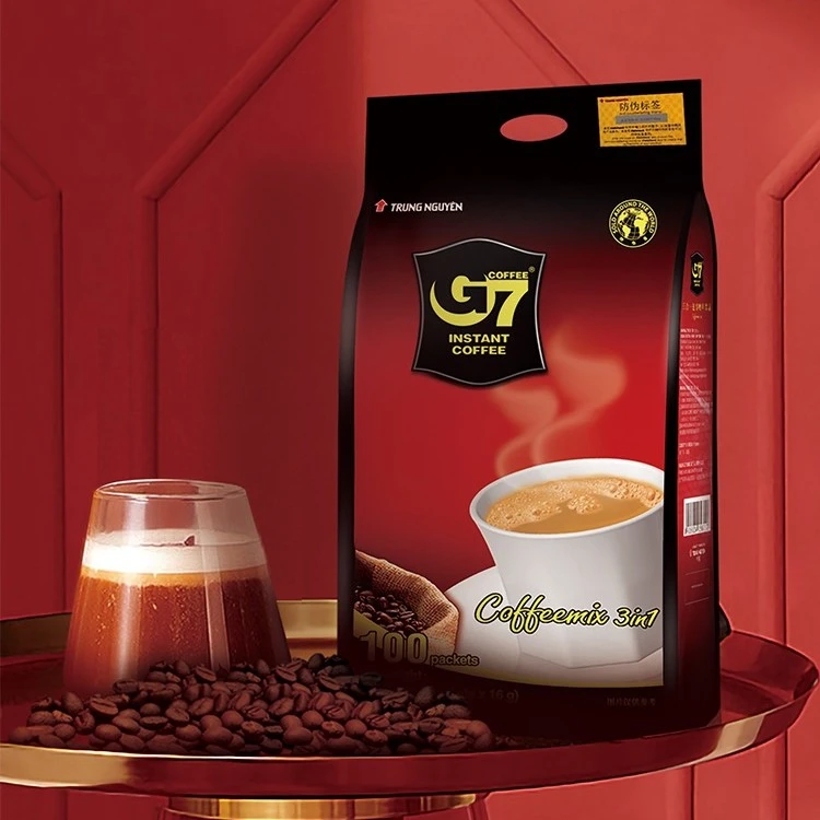 G7COFFEE越南原装进口G7三合一速溶咖啡1600g即冲即饮（16g*100条）