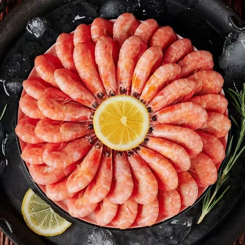 头籽北极甜虾 大号头籽甜虾 160-240只左右 1.5kg/盒 顺丰包邮