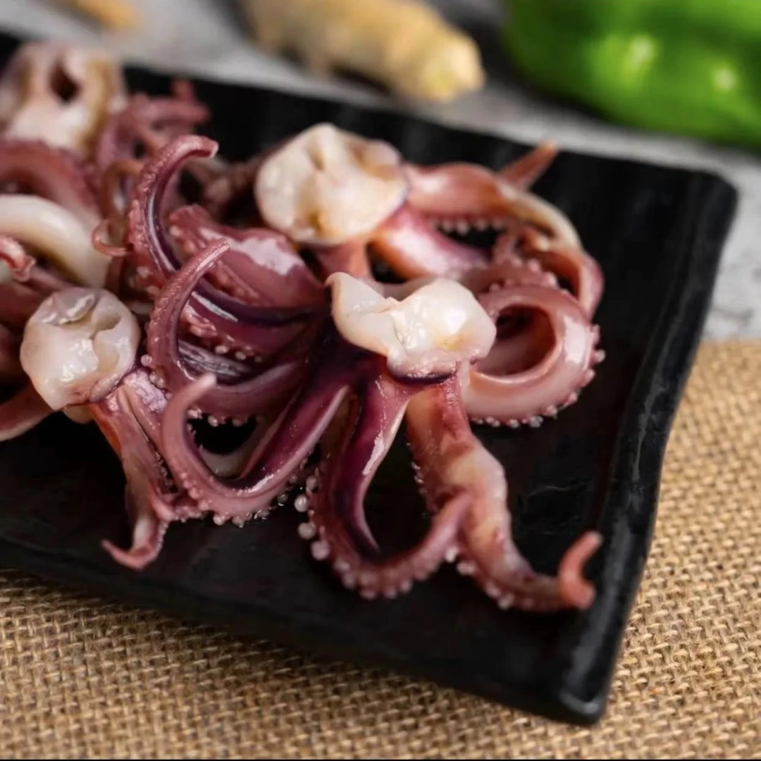 【大侠海鲜】去牙去脖鱿鱼爪 干净鲜嫩 新鲜冷冻海鲜 200g/包*9包