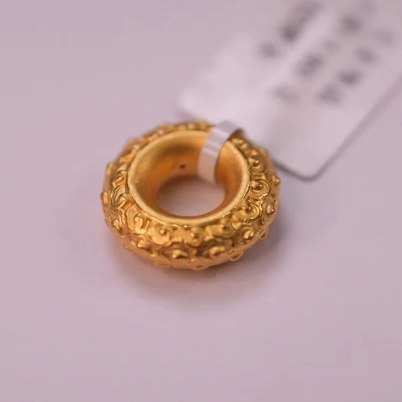 【卓尔珠宝】足金999祥云平安扣吊坠时尚经典 丨1.8丨2407310003